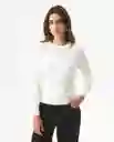 Suéter Shine Femenino Crudo Porcelana Claro Talla XS Chevignon