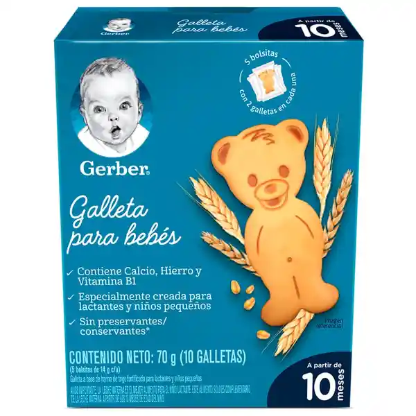 Galletas para bebés GERBER x 70g