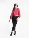  Camisa Qual Rosa Rubor Oscuro Talla L Naf-Naf 