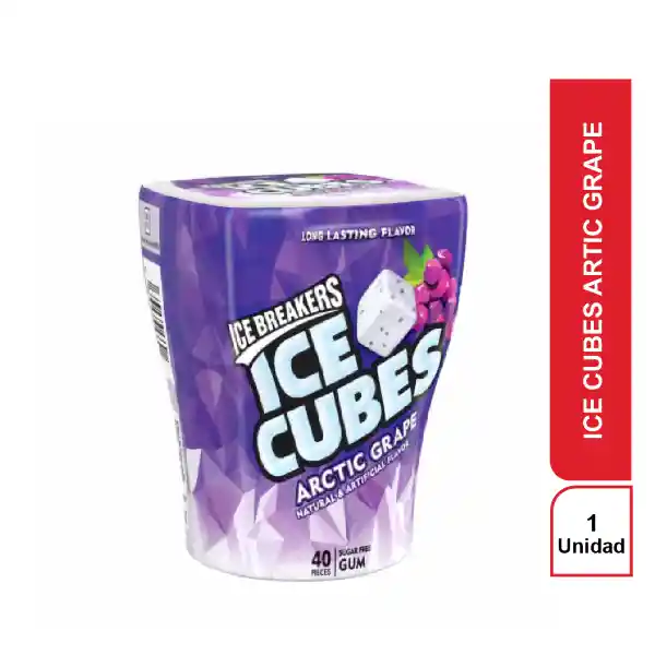 Ice Breakers Chicle Ice Cubes Arctic Grape