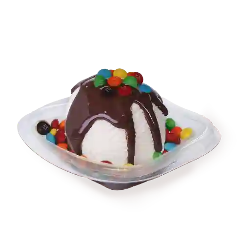 Vaso 1 Bola 90g Gourmet +topping + Salsa