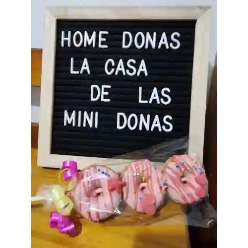 Brochetas de Mini Donas