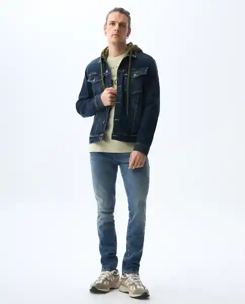 Chaqueta Hombre Azul Talla M 521G002_AZU174429 Americanino