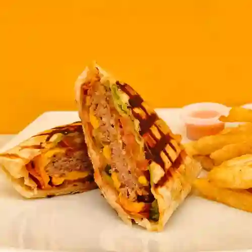 Wrap Burger Tipo Americano