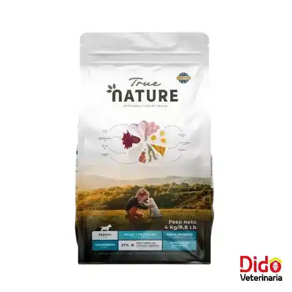 True Nature Alimento Para Perro Cachorros Raza Pollo y Vegetales