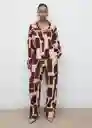 Camisa Parisi Crudo Talla XS Mujer Mango