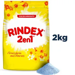 Rindex Detergente Flores Para Mis Amores 2 Kg