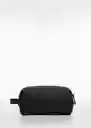 Bolso Toiletxs Negro Talla 99 Hombre Mango