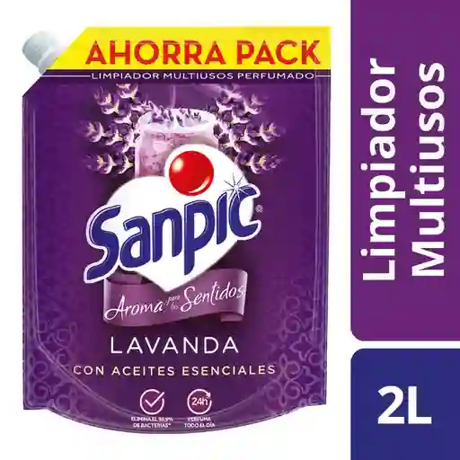 Sanpic Limpiador Líquido Para Pisos Lavanda