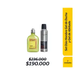 Combo Set Dúo Hombre Gel de Ducha y Gel de Afeitado