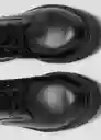 Botines Mountain Negro Talla 40 Mujer Mango