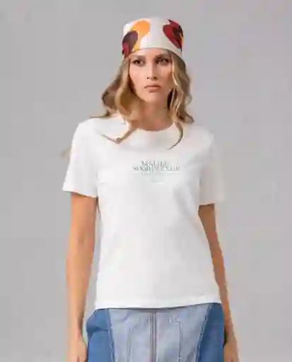 Camiseta Mujer Crudo Lana Claro Talla M 33995 Rifle