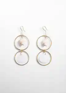 Pendientes Fibi Oro Mujer Mango