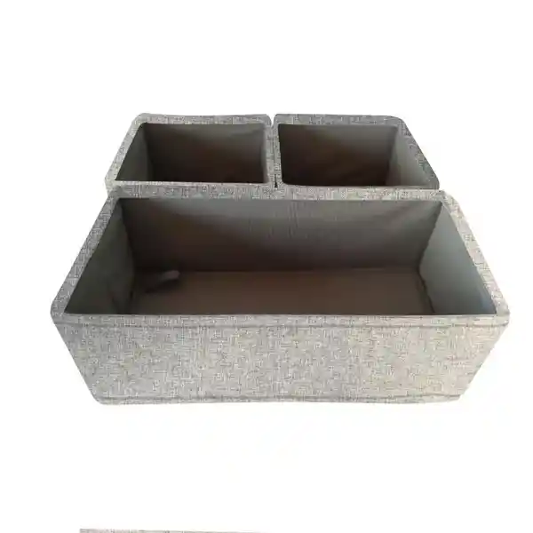 Estuche Organizador Gris Claro 45 x 21 x 15 6545 Finlandek