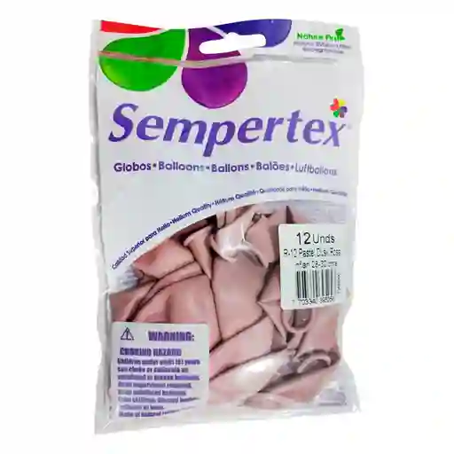 Sempertex Globo Latex Pastel Dusk Rosa 7703340395258