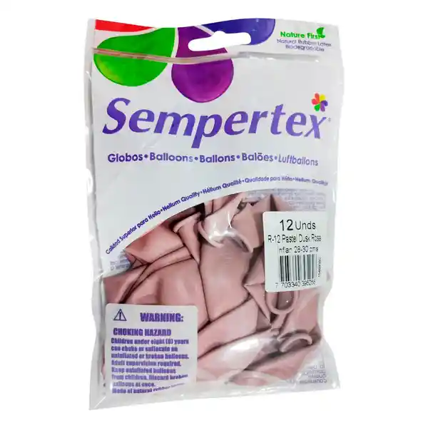 Sempertex Globo Latex Pastel Dusk Rosa 7703340395258