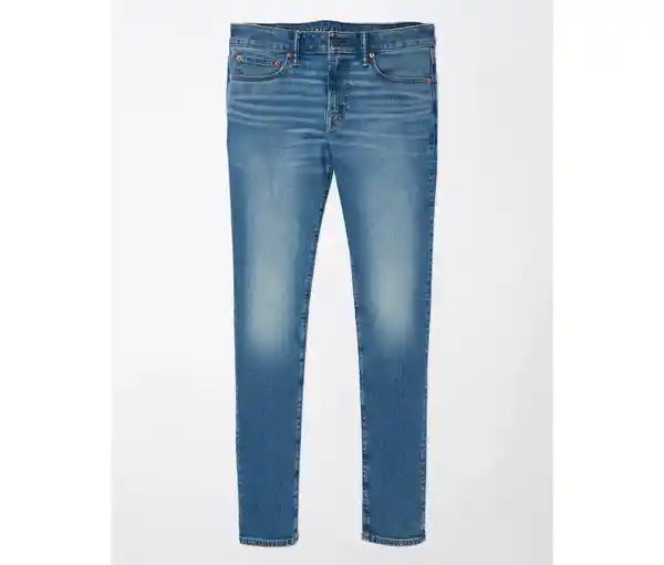 Jean Skinny Hombre Azul Talla 30 x 32 American Eagle