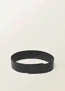 Cinturón Sel Negro Talla M Mujer Mango