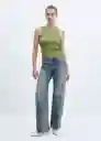 Top Karl Verde Talla S Mujer Mango