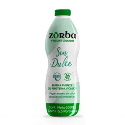 Yogurt Zorba Liquido Entero Sin Dulce