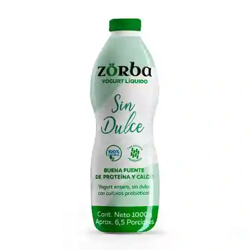 Yogurt Zorba Liquido Entero Sin Dulce