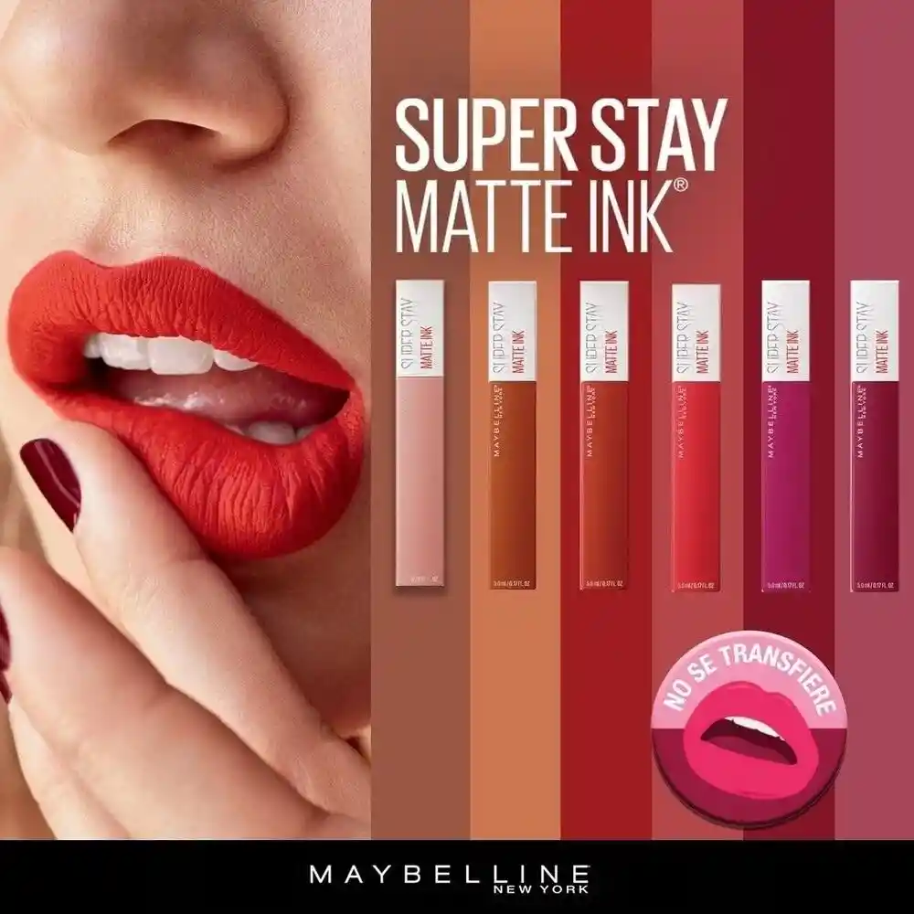 Maybelline Labial Liquido SuperStay Matte Ink Pioneer