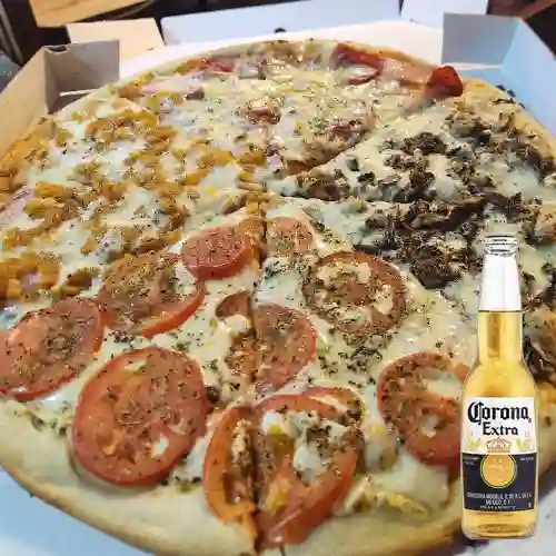 Combo Pizza Napolitana + Corona 350 ml