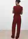Blusa Angela Blood Talla M Mujer Mango