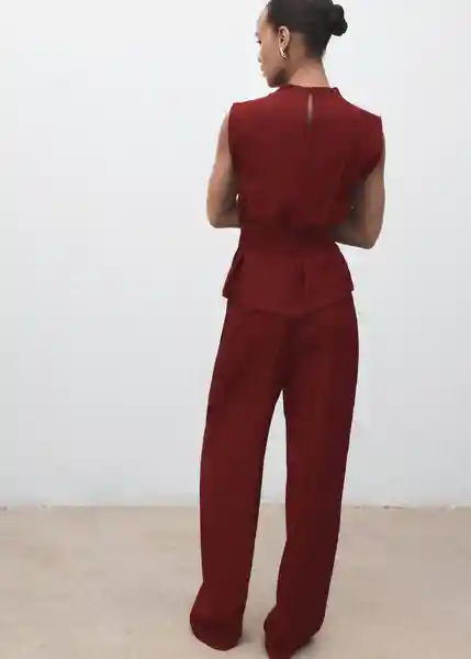 Blusa Angela Blood Talla M Mujer Mango