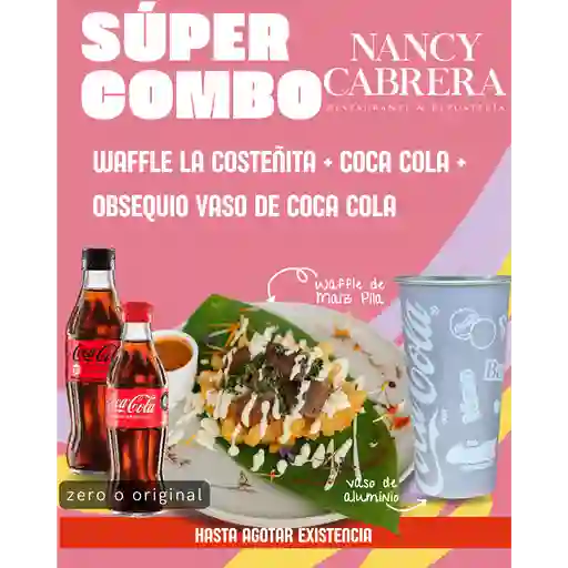 Combo waffle la costeñita