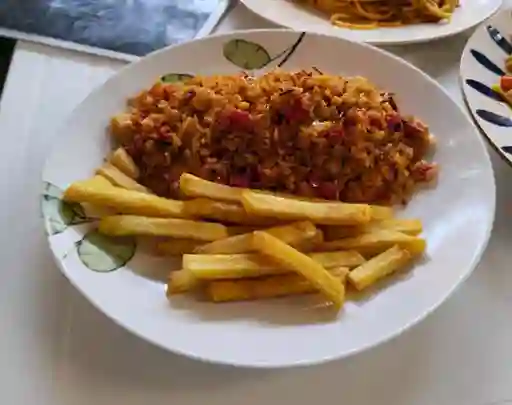 Arroz trifasico con papas