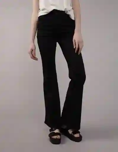 Jean Mujer Negro Talla 2 REGULAR 5554001 American Eagle