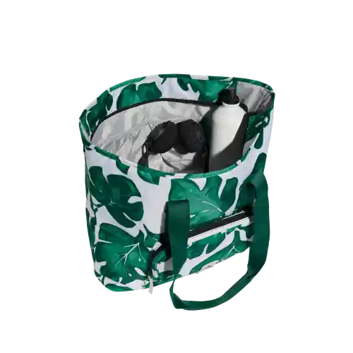 Adidas Morral Leaf Tote Lifestyle Mujer Gris Talla NS