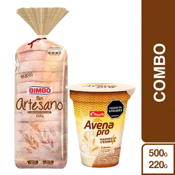 Combo Avena Pro Cubana + Bimbo Pan Artesano