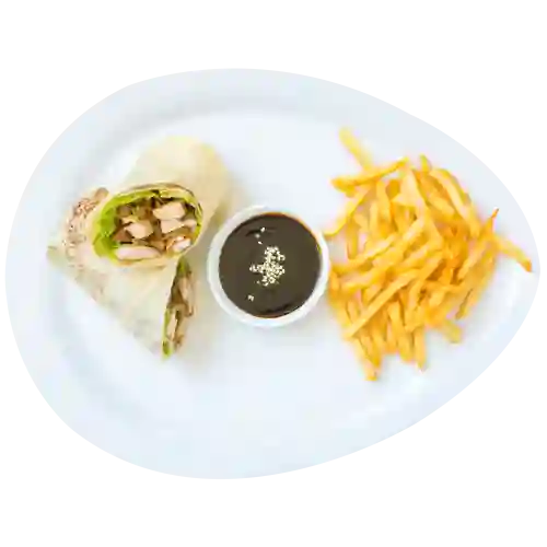 Wrap Teriyaki con Cerdo