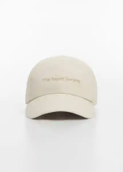 Gorra Monaco Crudo Talla 99 Mujer Mango