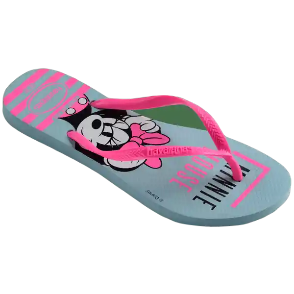 Sandalias Slim Disney Agua Azul Talla 36 4141203 Havaianas