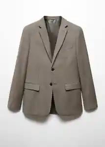 Blazer Americana París Beige Talla 46 Hombre Mango