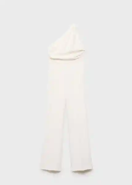 Enterizo Mono Lidy Offwhite Talla S Mujer Mango