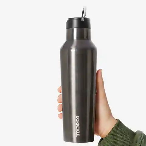 Corkcicle Botella Sport Canteen Plomo