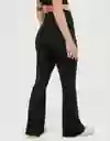 American Eagle Legging Flare de Tiro Alto Negro Real Talla S/M