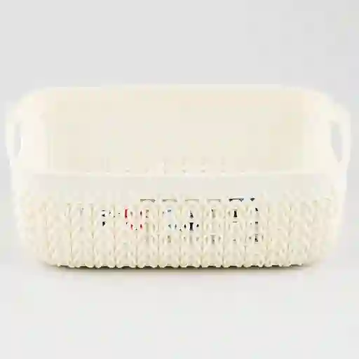 True Value Koopman Canasta Curver Knit Basket Crema 234662