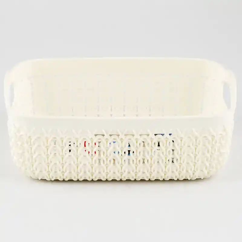 True Value Koopman Canasta Curver Knit Basket Crema 234662