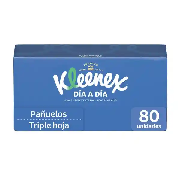 Pañuelos Faciales Kleenex 80 Und