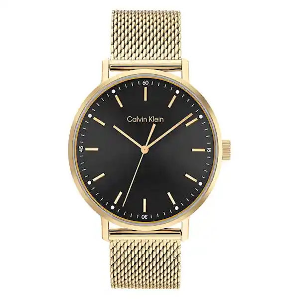 Reloj Modern Para Hombre Color Dorado 25200049 Calvin Klein