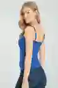 Top Penelope Color Azul Klain Talla XS Ragged