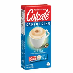 Colcafé Mezcla para Preparar Café Cappuccino Sabor Vainilla