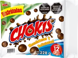 Chokis Bolita de Maíz Sabor Chocolate 228 g