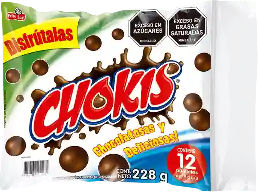 Chokis Bolita de Maíz Sabor Chocolate 228 g