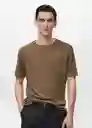 Camiseta Liman Khaki Talla L Hombre Mango